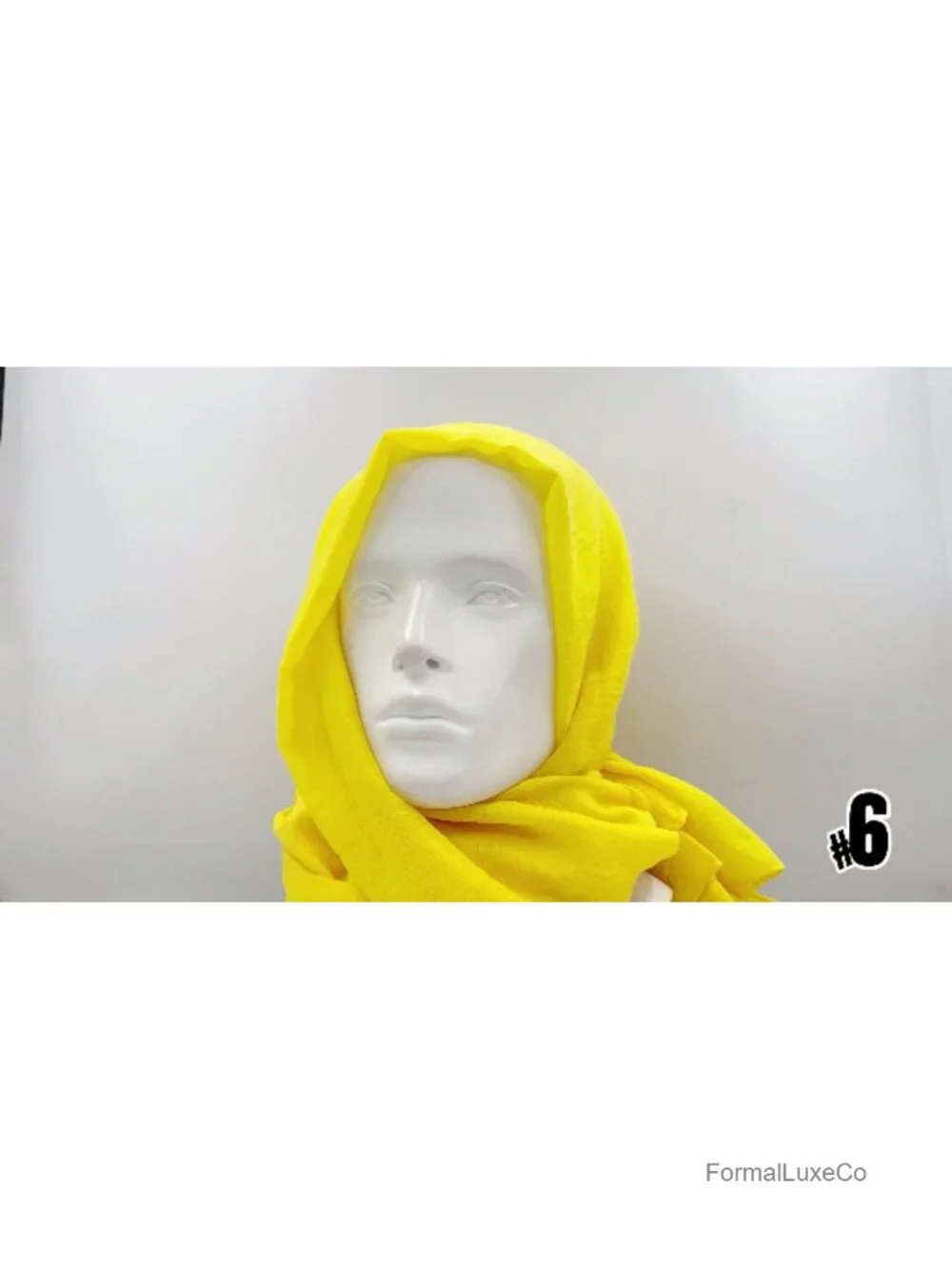 Lightweight Soft Fashion Scarf Shawl Wrap 85% Polyester 15% Cotton